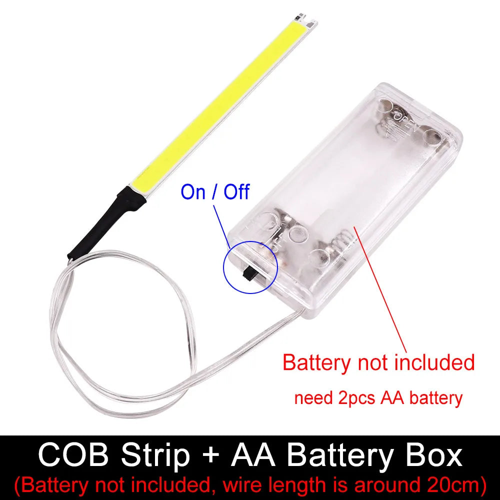 ruban led cob jaune 100mm clips usb dimmable moderne