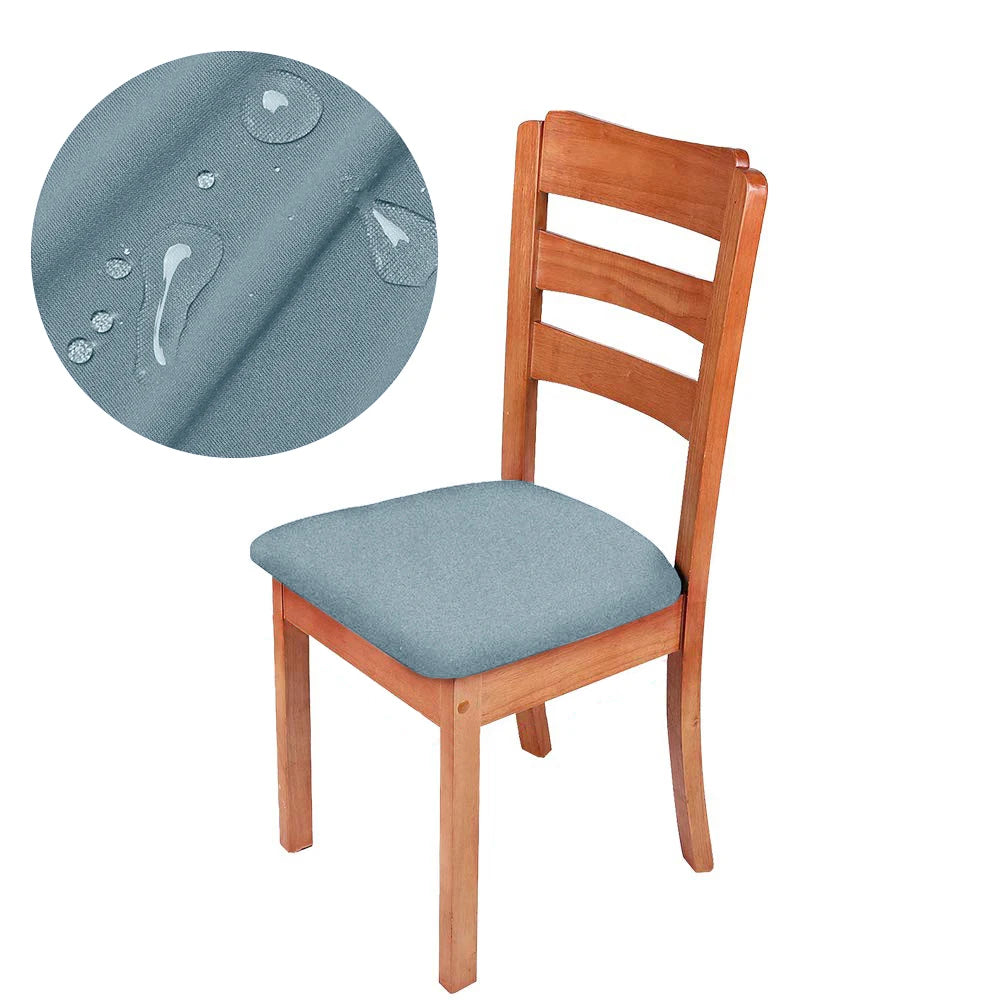 housses chaise modernes gris bleu marine noir marron beige imprimées élastiques amovibles lavables maison