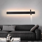 lampe murale moderne applique chambre étude entrée éclairage led noir blanc fixée minimaliste atmosphère