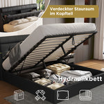 Lit assemblé dans une chambre moderne avec décoration neutre