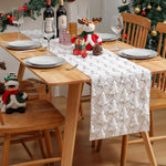 changement chemin table noël arbres étoiles dorées vert festif décoration maison festive opalescent longueur