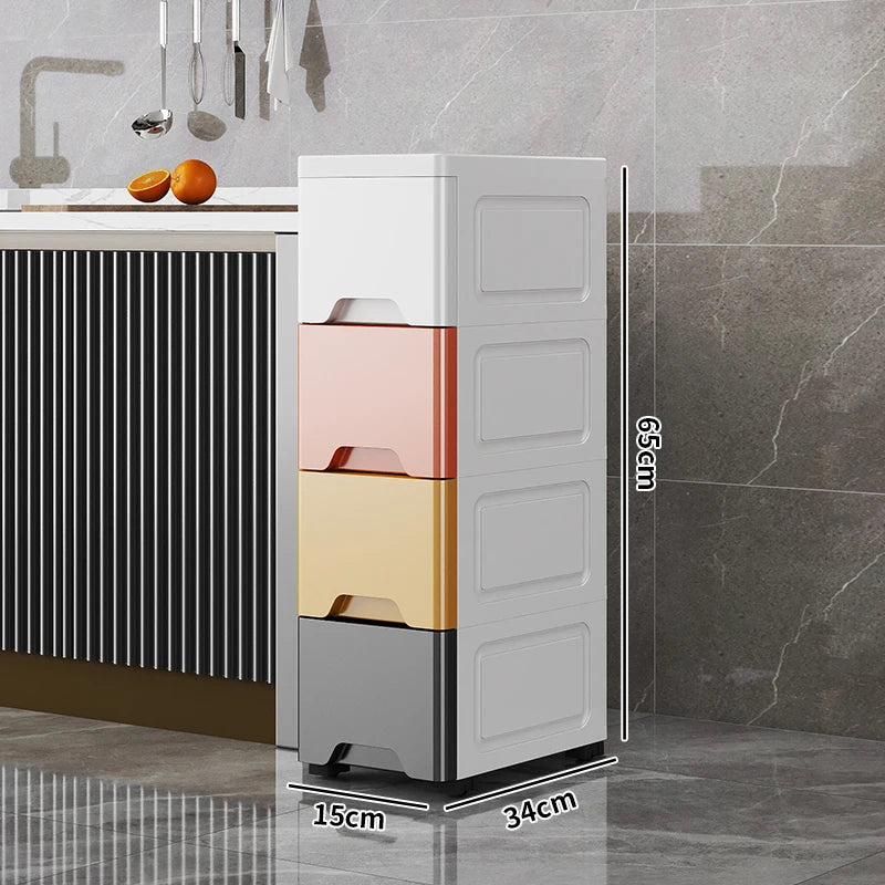 rangements mural blanc gris moderne minimaliste meuble tiroirs poignées roulettes