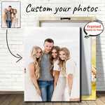 toile imprimée portrait famille smartphone impression artisanale cadre boisclair decoration interieur