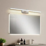 lampe murale moderne miroir led 100cm blanc noir minimaliste chambre cuisine