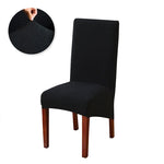 housse chaise mariage tissu carreaux beige moderne adhésif XL salon restaurant