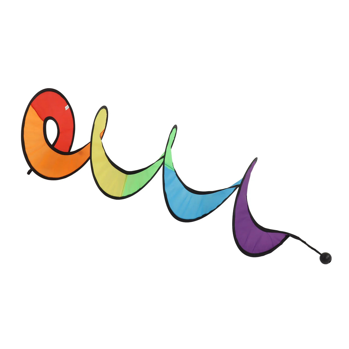 décoration extérieure wind spinner spirale colorée suspendue jardin festive enfants polyester
