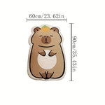 tapis polyester antidérapant ours chat moderne doux moelleux plage pique nique cuisine chambre