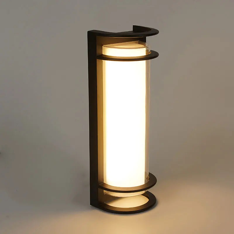 lampe murale moderne industrielle led noir fixée mur cuisine chambre entree étude salle manger