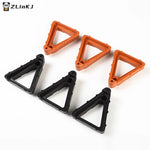 pieds pot fleurs orange triangle pratique grands petits eyelets robustes