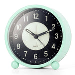 horloge table vintage sans tic tac piles lumineuse noir rose vert glow