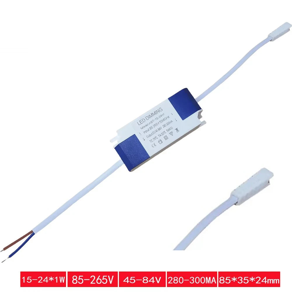transformateur led 120v 240v blanc bleu moderne 7w 24w 85v 265v 280ma