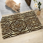 tapis léopard zèbre tigre vache moderne polyester antidérapant sol chambre salon