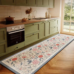 tapis cuisine long antidérapant motif floral vintage sol intérieur maison salle bain