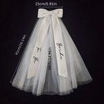 accessoires mariage voile tulle satin blanc bohème chapeau paille lunettes volants