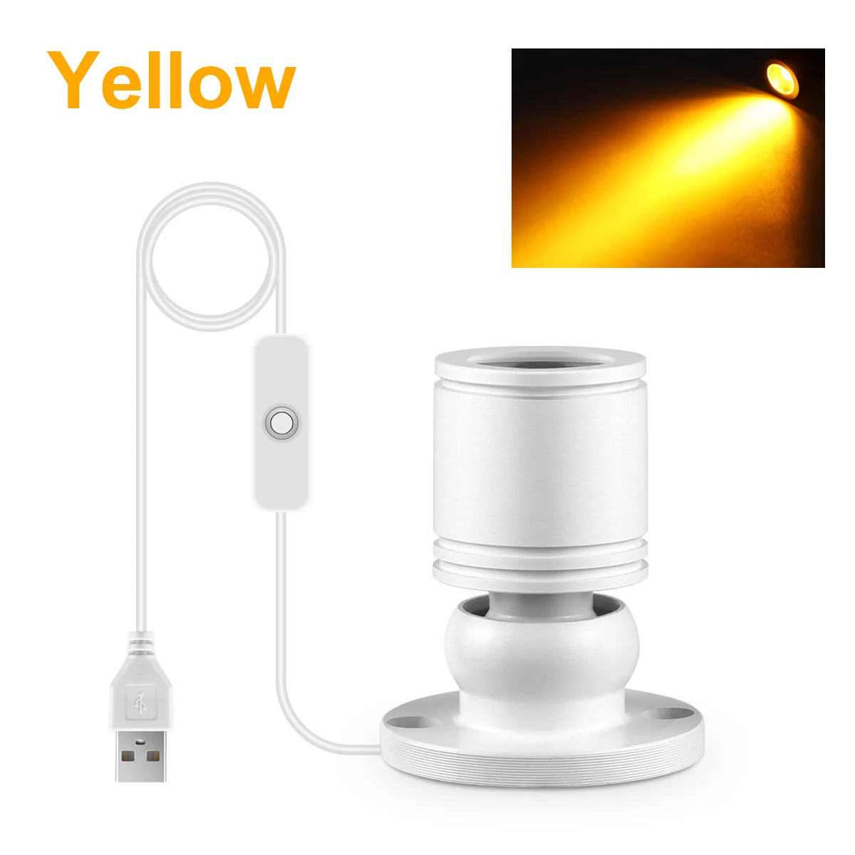 projecteur led couleur usb 5v blanc noir vert rouge bleu jaune violet transparent moderne