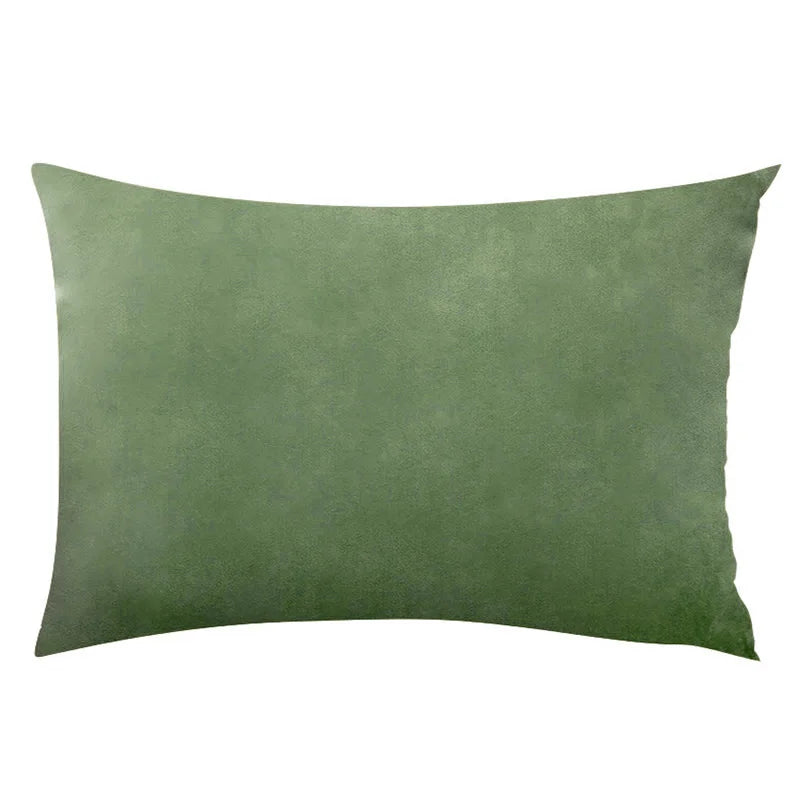 housse coussin velours uni 30x50 cm décoration salon canapé chambre moderne couleur violette