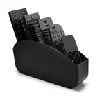 organisateur télécommandes smartphone rangement noir moderne réutilisable sans electricité matériau pp