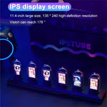 horloge numérique transparente led diy rouge blanche moderne vacances chambre