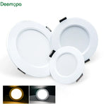 spot led blanc moderne 12w 15w anti glare smd 2835 aluminium