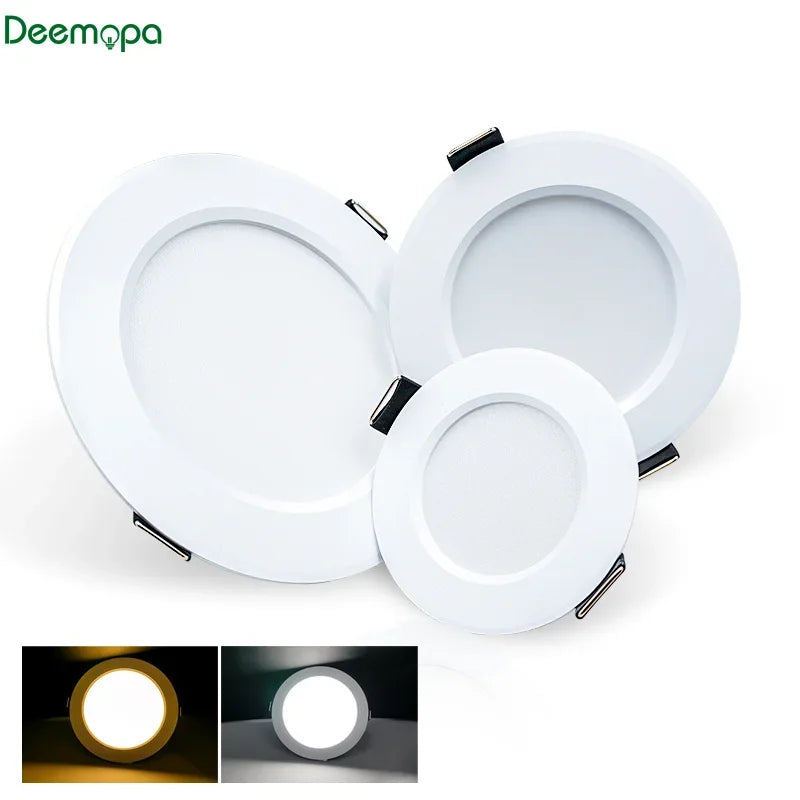 spot led blanc moderne 12w 15w anti glare smd 2835 aluminium