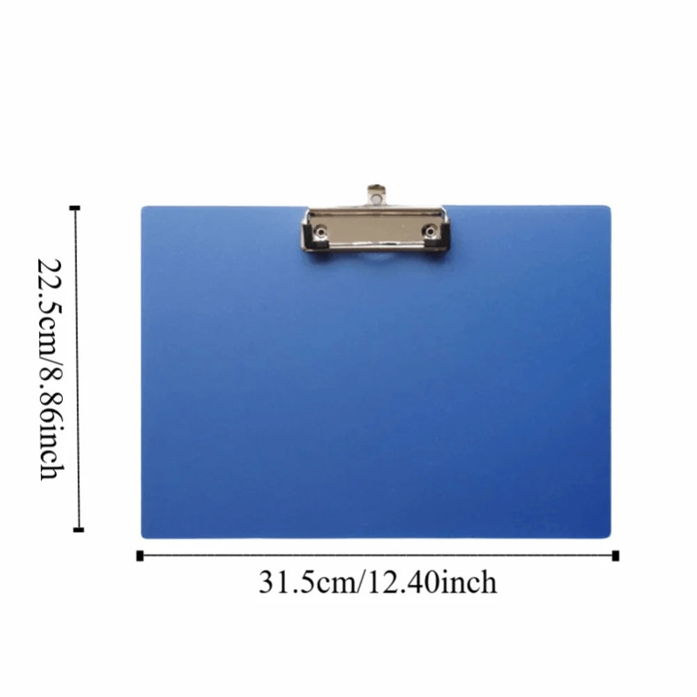 porte document violet moderne clip métallique papier lignes opaque a4 bleu blanc gris