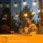 Guirlande lumineuse dimmable avec contrôle d'intensité variable
