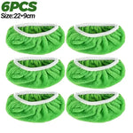 tampon microfibre vert doux absorbant clip pratique nettoyage sol meubles humidification écologique rechargeable