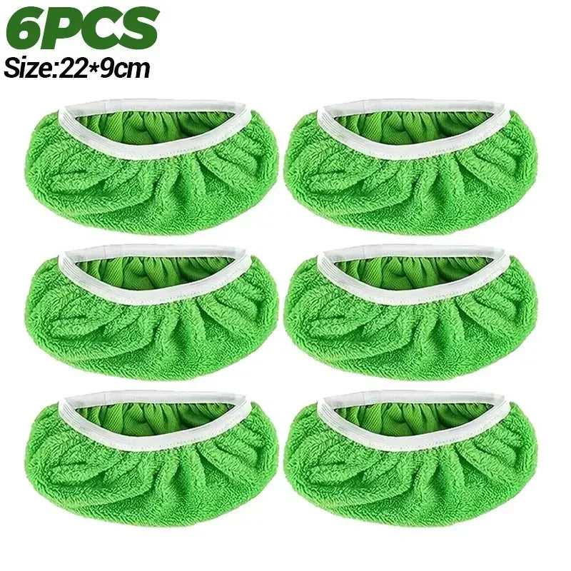 tampon microfibre vert doux absorbant clip pratique nettoyage sol meubles humidification écologique rechargeable