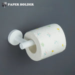 porte serviettes blanc moderne adhésif set accessoires salle bain papier toilette brosse dents