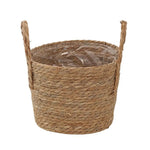 paniers plantes naturels rustiques boho chic poignées corde intérieur extérieur balcon jardin