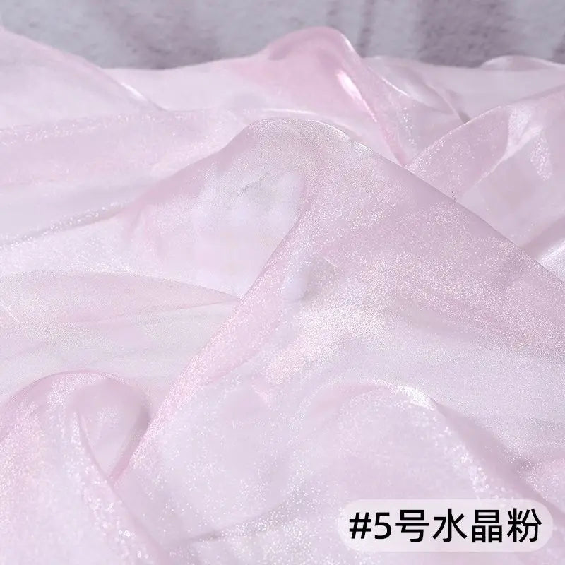 ruban pailleté multicolore translucide élégant polyester 100x140cm diy mariage cérémonie événement festive