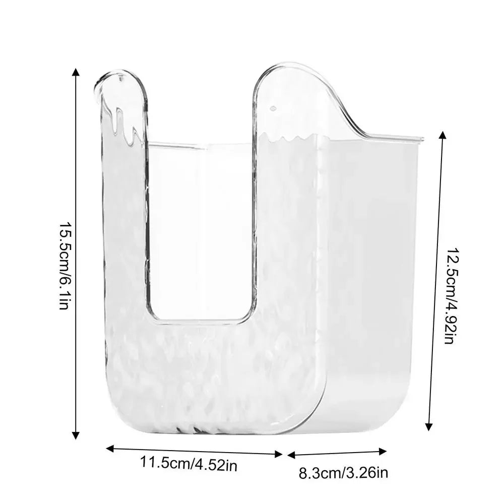 porte serviettes porte guêtres transparent moderne pratique adhésif cuisine salle bains