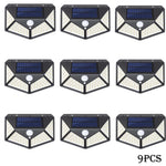 lampe murale solaire motion sensor led moderne extérieure ip65 garage jardin porte