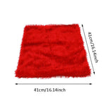 coussins decoratifs poilus duveteux lavables moderne rose vif rouge vert foncé blanc turquoise orange
