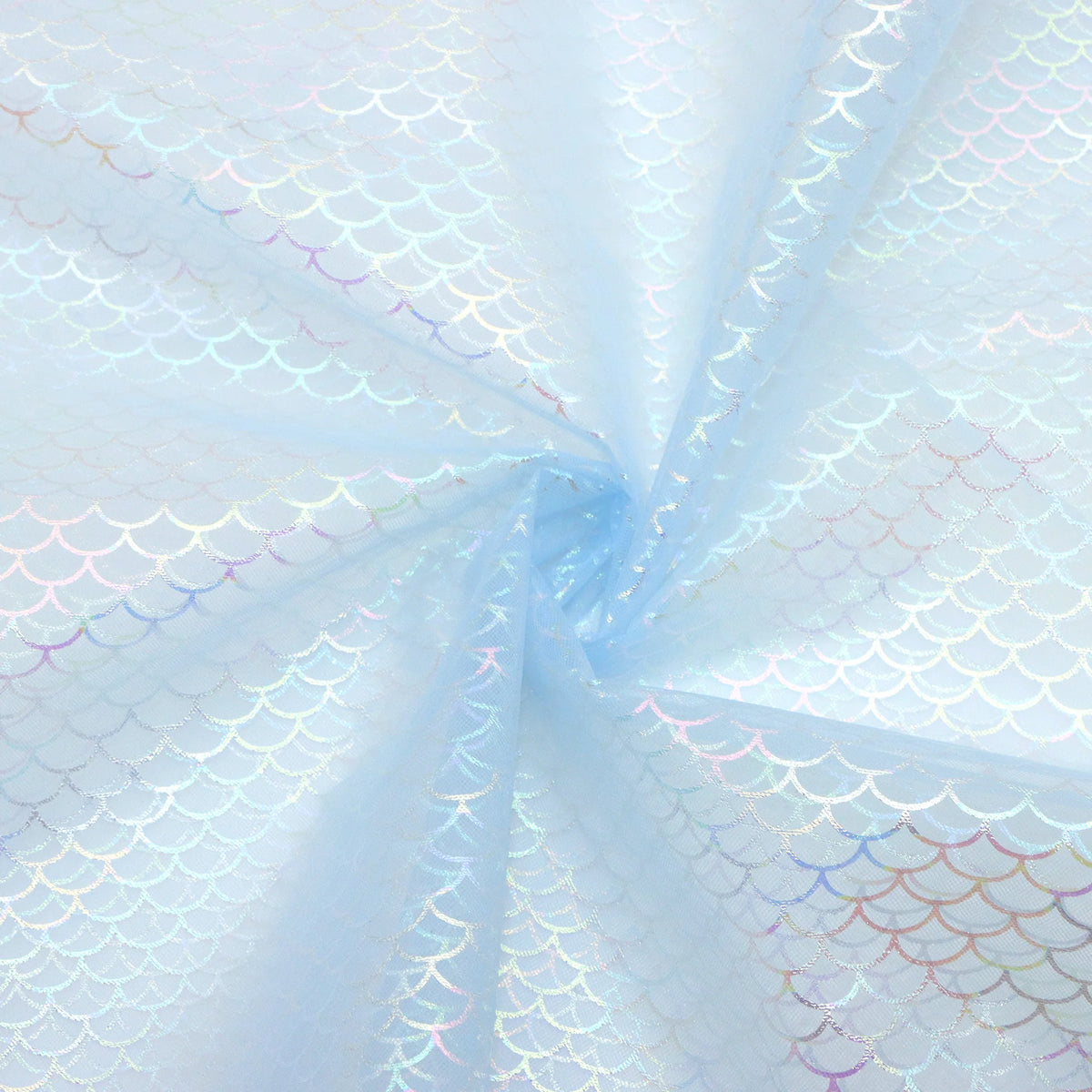 tissu polyester poisson violet blanc bleu clair noir rose jaune clair moderne 50x160cm