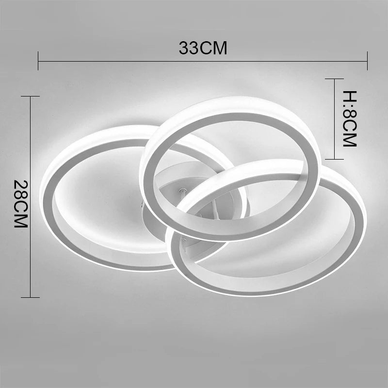 luminaire suspendu moderne blanc noir éclairage quotidien cuisine salle manger led acrylique fermeture métallique
