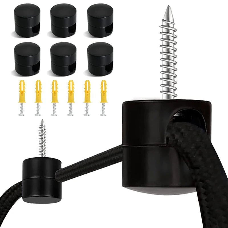 cache câble noir cuivre argenté doré moderne minimaliste vis soulagement tension