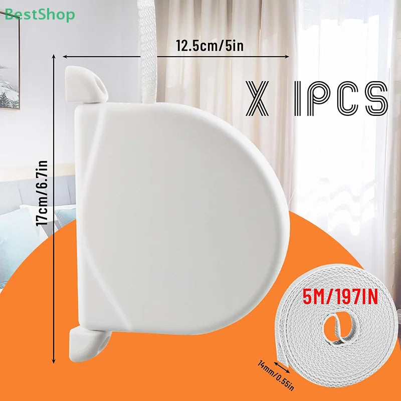 ceinture rideau flexible blanc moderne 5m mat opacité