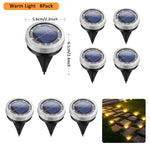 lampe solaire led diodes ip65 étanche acier inoxydable spikes moderne jardin extérieur
