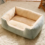 lit animaux velours doux gris beige rose confortable tamaño grande mediums pequeño