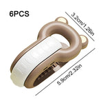 clips draps forme ours animé mignon vert rose marron élastique dentés famille chambre