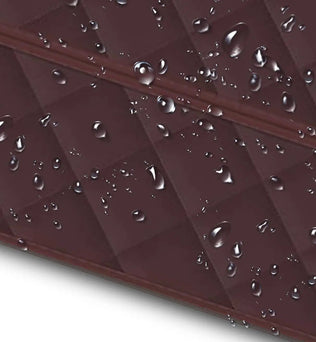 Surface imperméable du rideau isolant avec effet déperlant visible