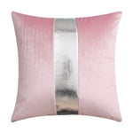 ensemble housses coussin noir rayures dorées velours luxe moderne taies oreiller décoratives