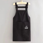 tablier cuisine marron vertolive rouge uni moderne fonctionnel boucles pocheavant étiquette logossering