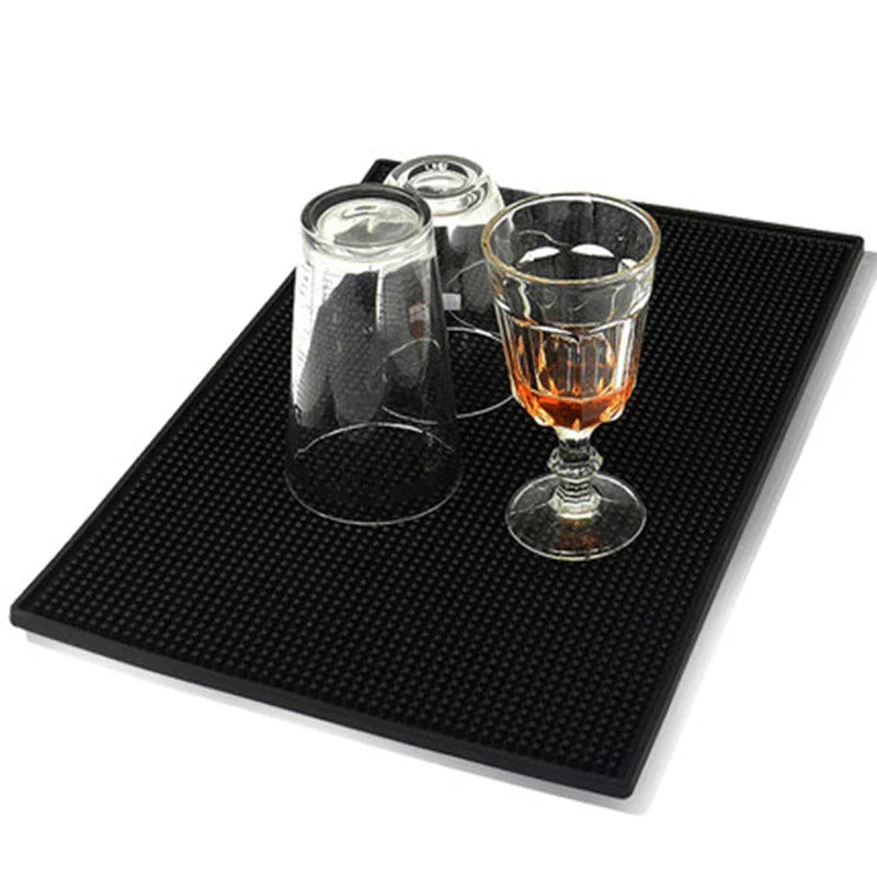tapis bar silicone perforé noir moderne 30x15cm 30x45cm 60x8cm set 3pcs durable