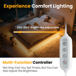 adaptateur led commutateur atténuation blanc moderne câble puissance 100cm prises eu uk us