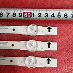 bandes led blanc rondes perforations moderne éclairage téléviseur usine personnalisable