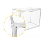 boîtes rangement transparentes modernes clips réutilisables pvc petite grande capacités organisatrices