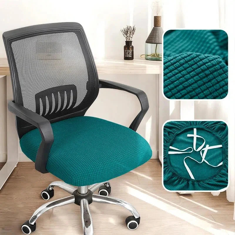 coussin chaise moderne vert foncé tissu carreaux adhésif polyester coton réglable durable qualité