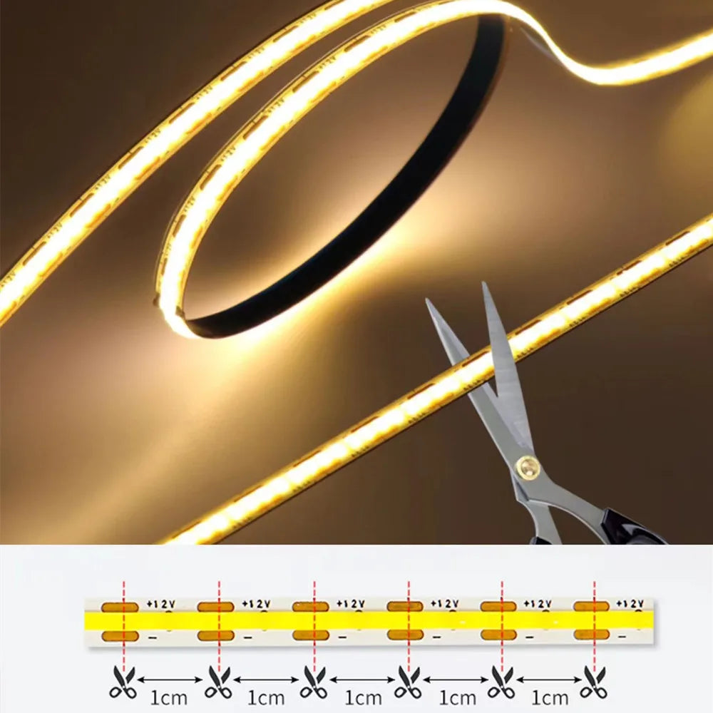 ruban led flexible jaune gris points noirs adhésif connecteurs moderne 3000k 4000k 6500k 12v